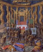 Jean Fouquet Pompey in the Temple of Jerusalem, by Jean Fouquet Sweden oil painting reproduction